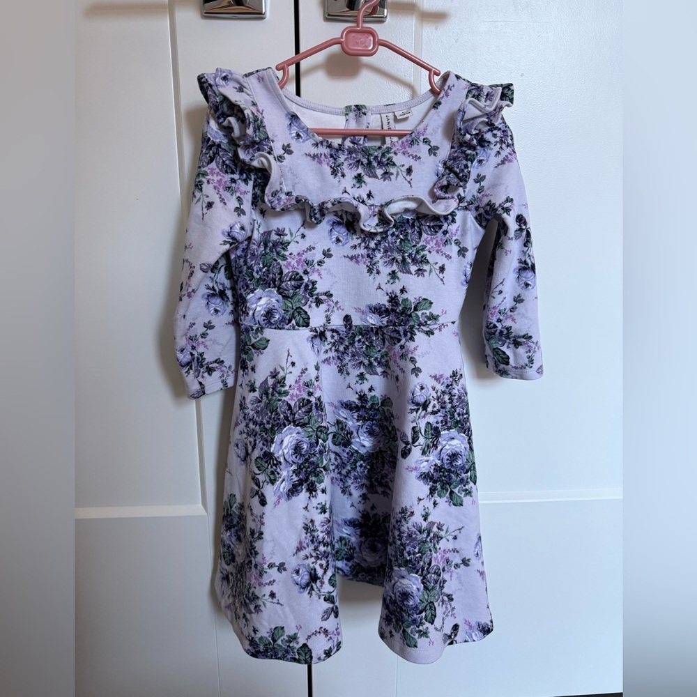 Janie and Jack Lavender Floral Dress